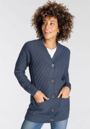 Strickjacke Zöpfe Lg