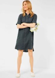 Linen_Polo Dress Solid