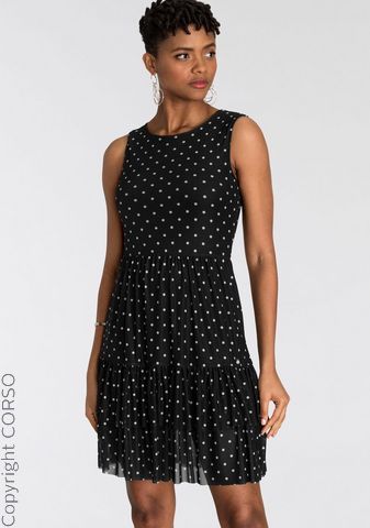 Mesh-Kleid Ärmellos