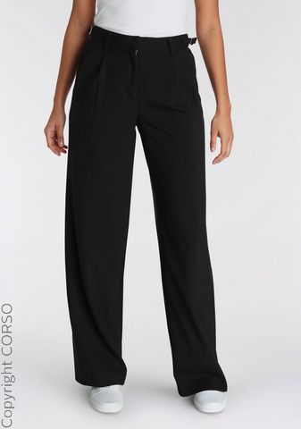 Bundfalte Hose Weit