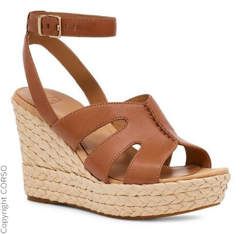 Ugg-Keilsandalette