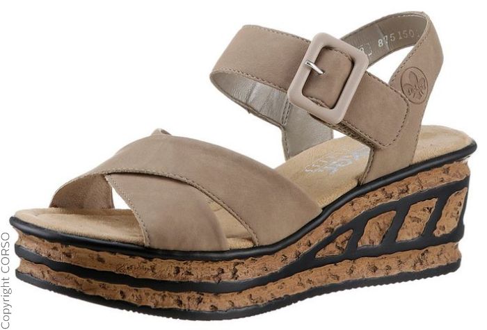 Rieker-Keilsandalette