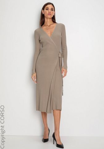Strickkleid Wickel