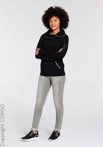 Sweashirt Basic Dicke Kordel