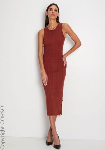Strickkleid Minusschulter
