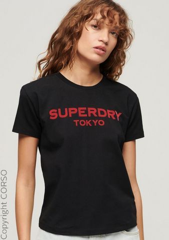 Sport Luxe Graphic Fitted T-Shirt