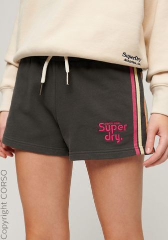 Su-Rainbow Side Stripe Logo Shorts